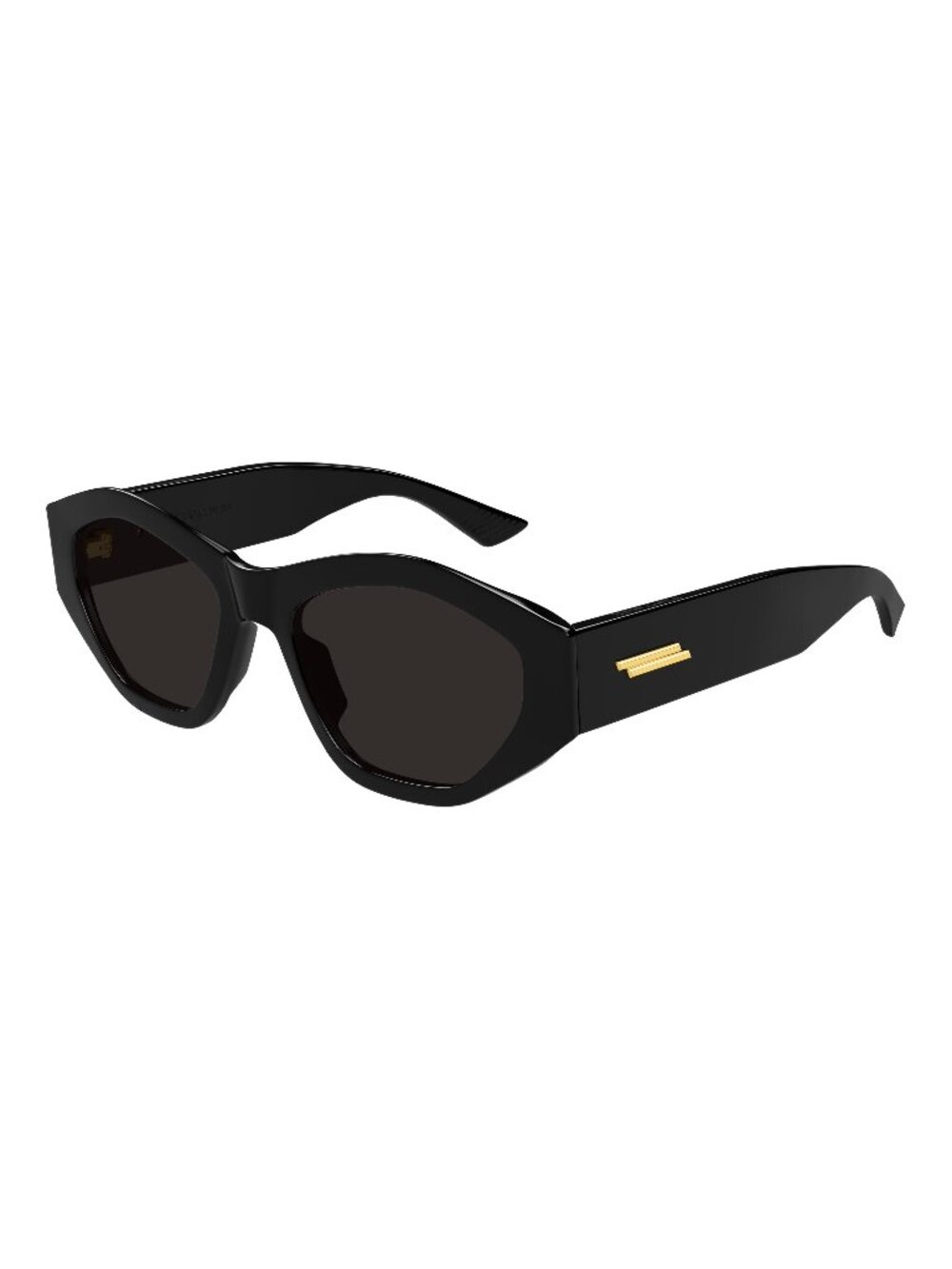 New Bottega Veneta Women's Sunglasses Black Grey Lens Acetate Frame BV1408S 001